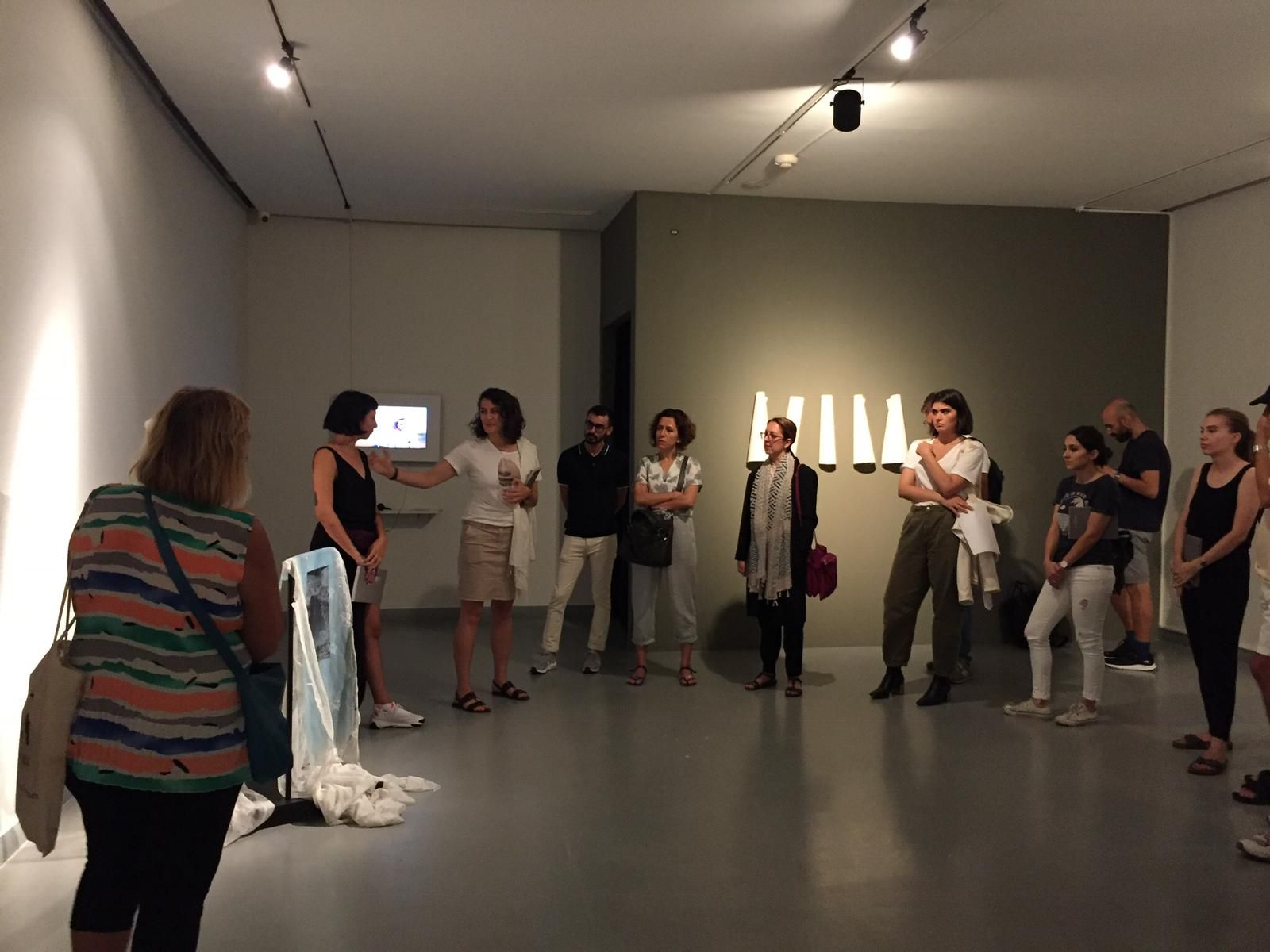 29/08/2019 - 'Genç Yeni Farklı 10: Devam Etmek Gerek' katalog lansmanı ve sergi turu Zilberman Gallery-İstanbul'da